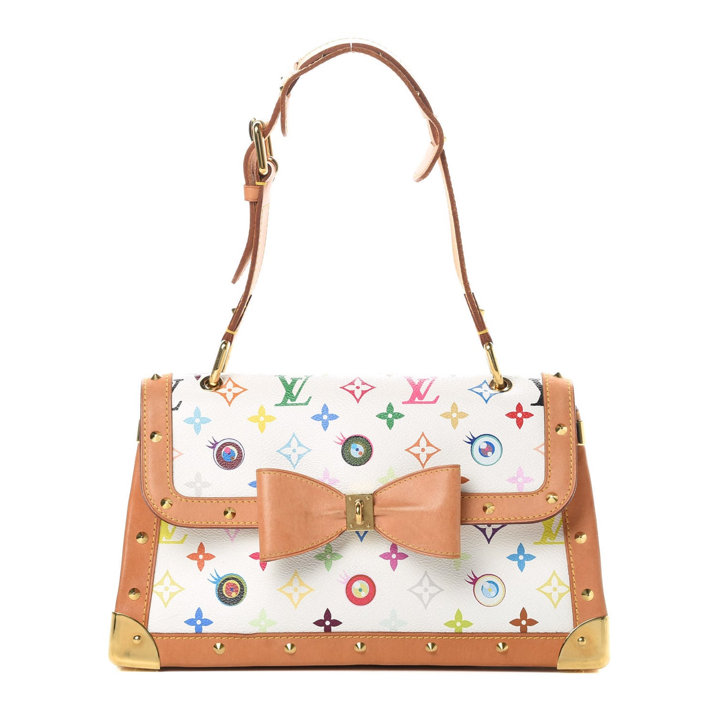 Monogram Multicolor Eye Need You Bag White