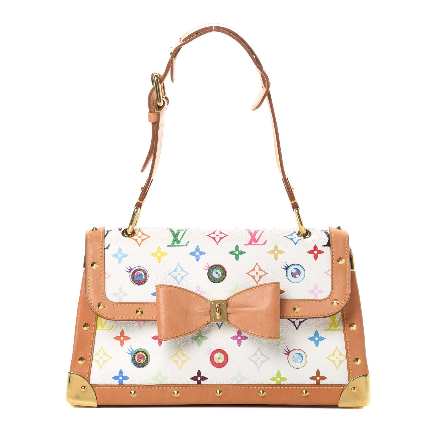 Louis Vuitton Monogram Multicolor Eye Need You Bag White 1 of 14