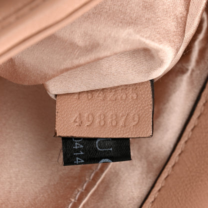 Gucci Nappa Vertical Matelasse Medium Maxi Horsebit Chain Shoulder Bag Pink Sand 7 of 11