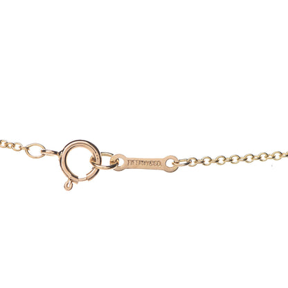 Tiffany 18K Yellow Gold 11mm Elsa Peretti Bean Pendant Necklace 6 of 7