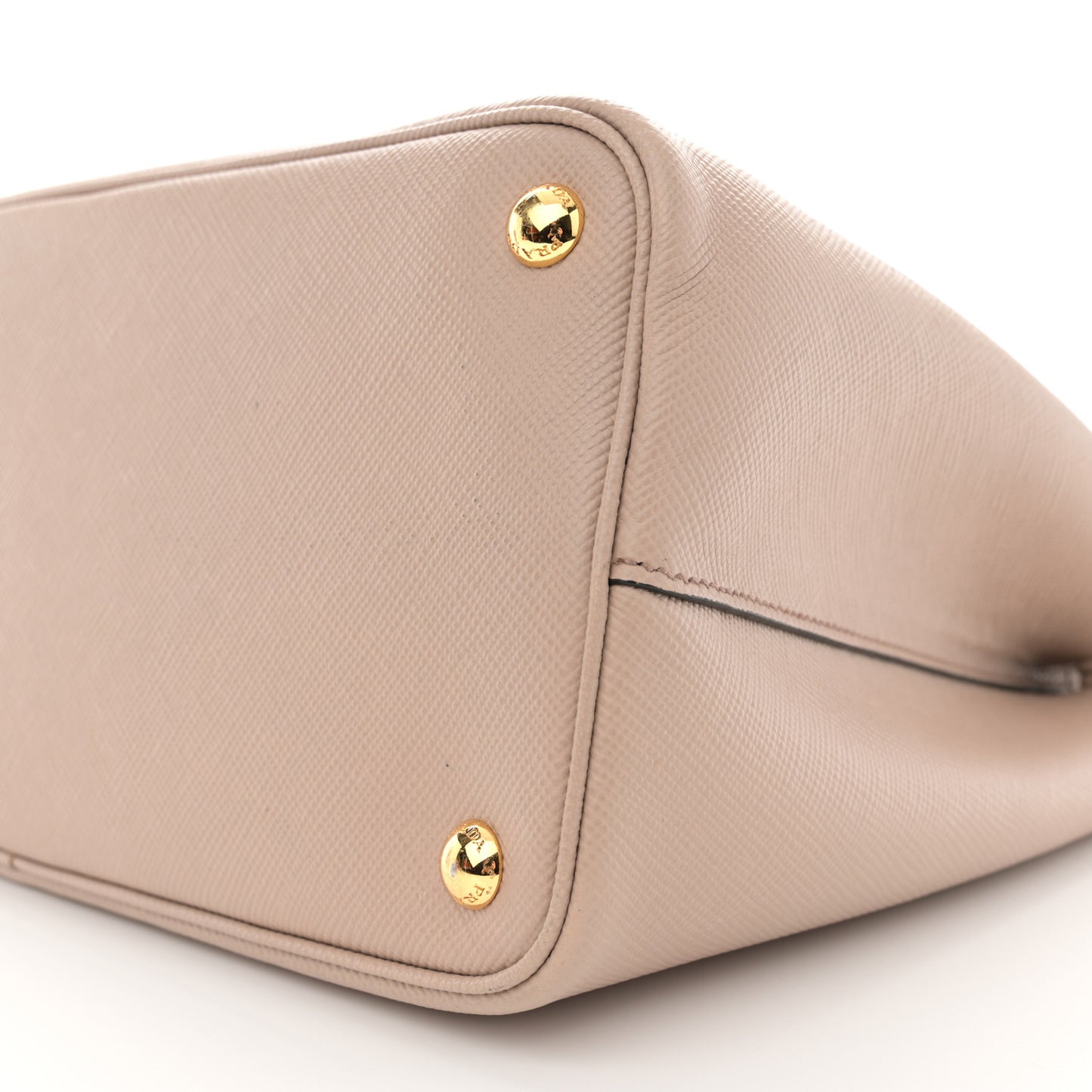 Saffiano Cuir Medium Double Bag Cammeo Black