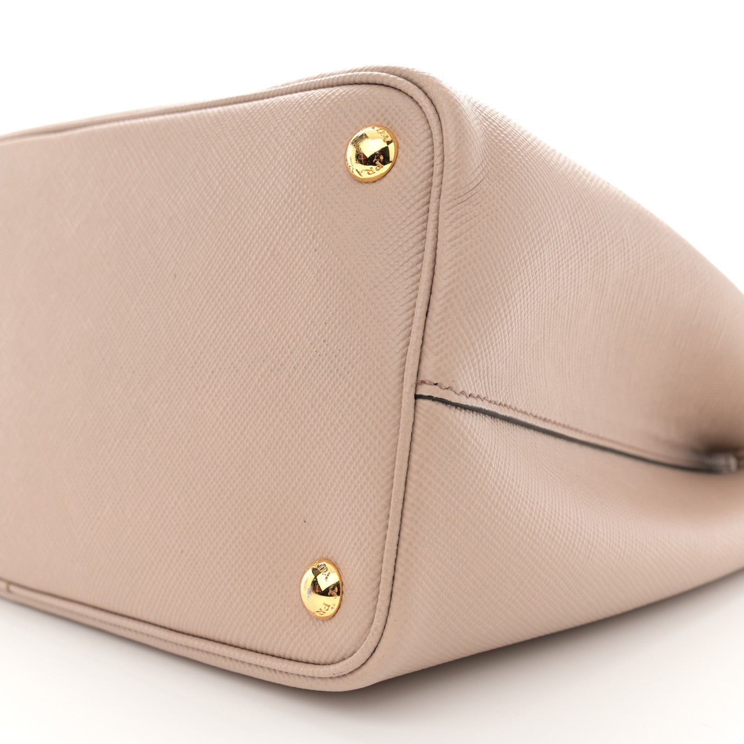 Prada Saffiano Cuir Medium Double Bag Cammeo Black 9 of 13