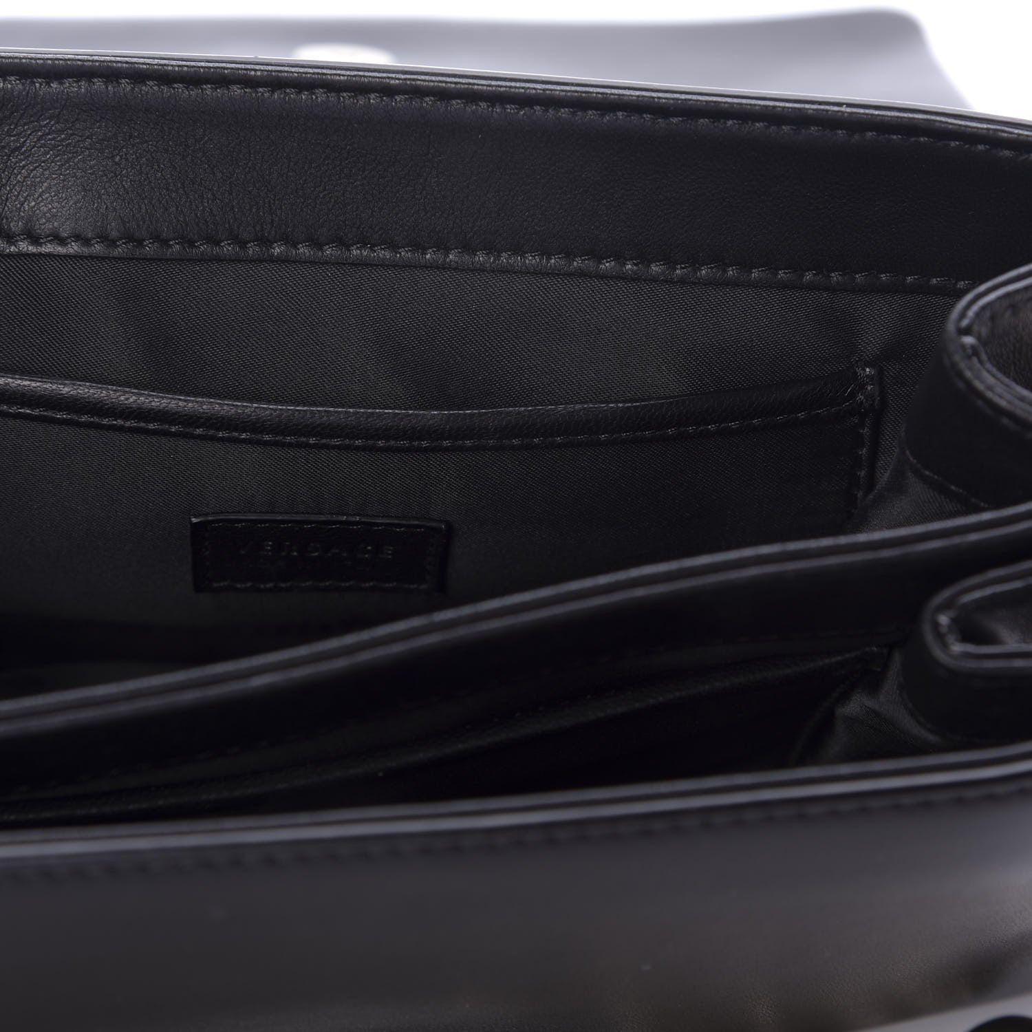 Versace Nappa Palazzo Sultan Evening Bag Black 11 of 11