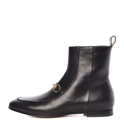 Gucci Malaga Kid Womens Jordaan Ankle Boots 38 Black 1 of 12