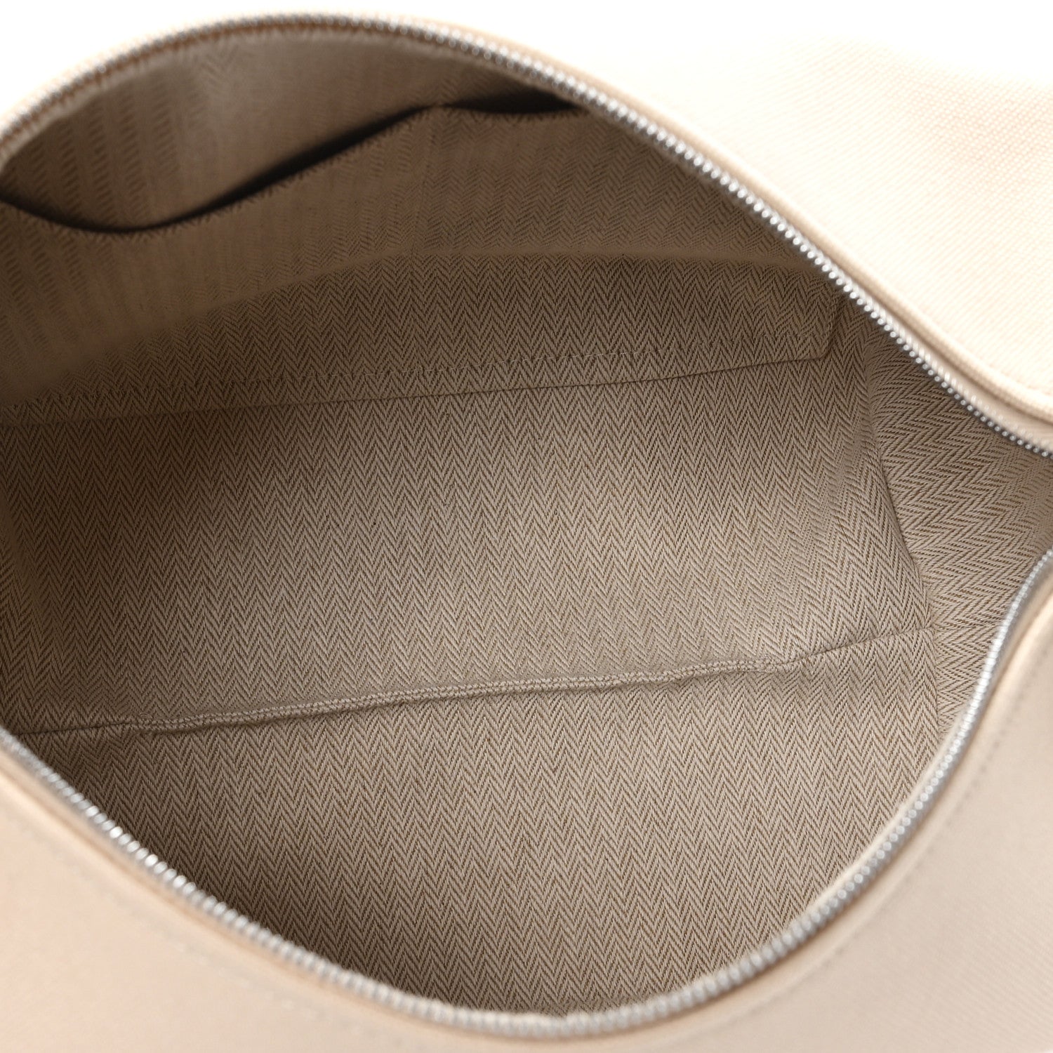 Hermes Canvas Large Bride-A-Brac Pouch Natural 5 of 7