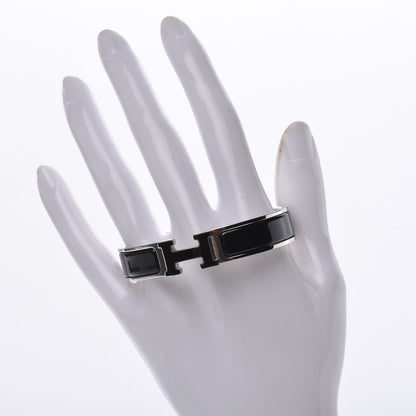 Hermes Enamel Narrow Clic Clac H Bracelet PM Black 2 of 4