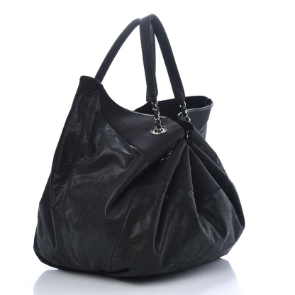 Chanel Iridescent Calfskin Large Stretch Spirit Cabas Black 3 of 8