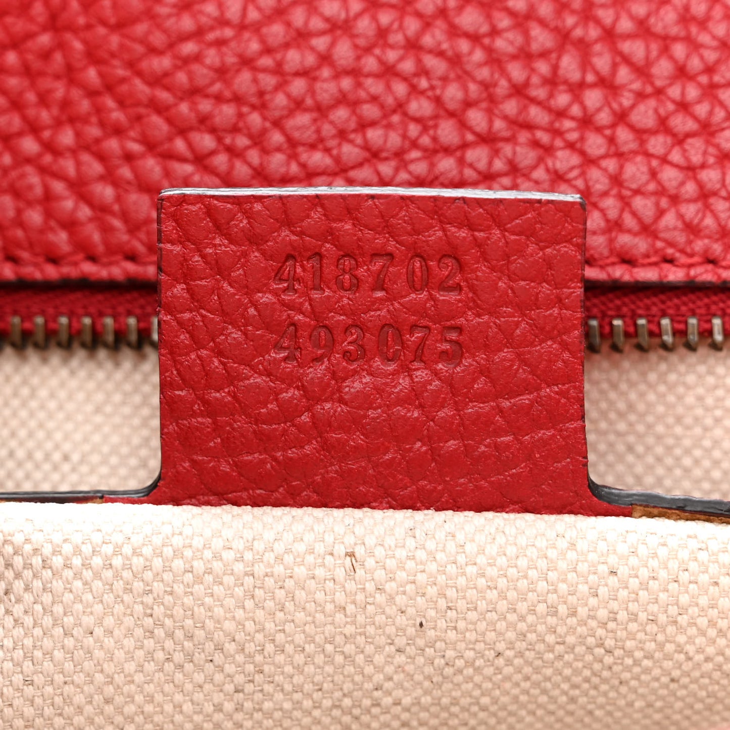 Calfskin Medium GG Marmont Top Handle Bag Vulcanic Red
