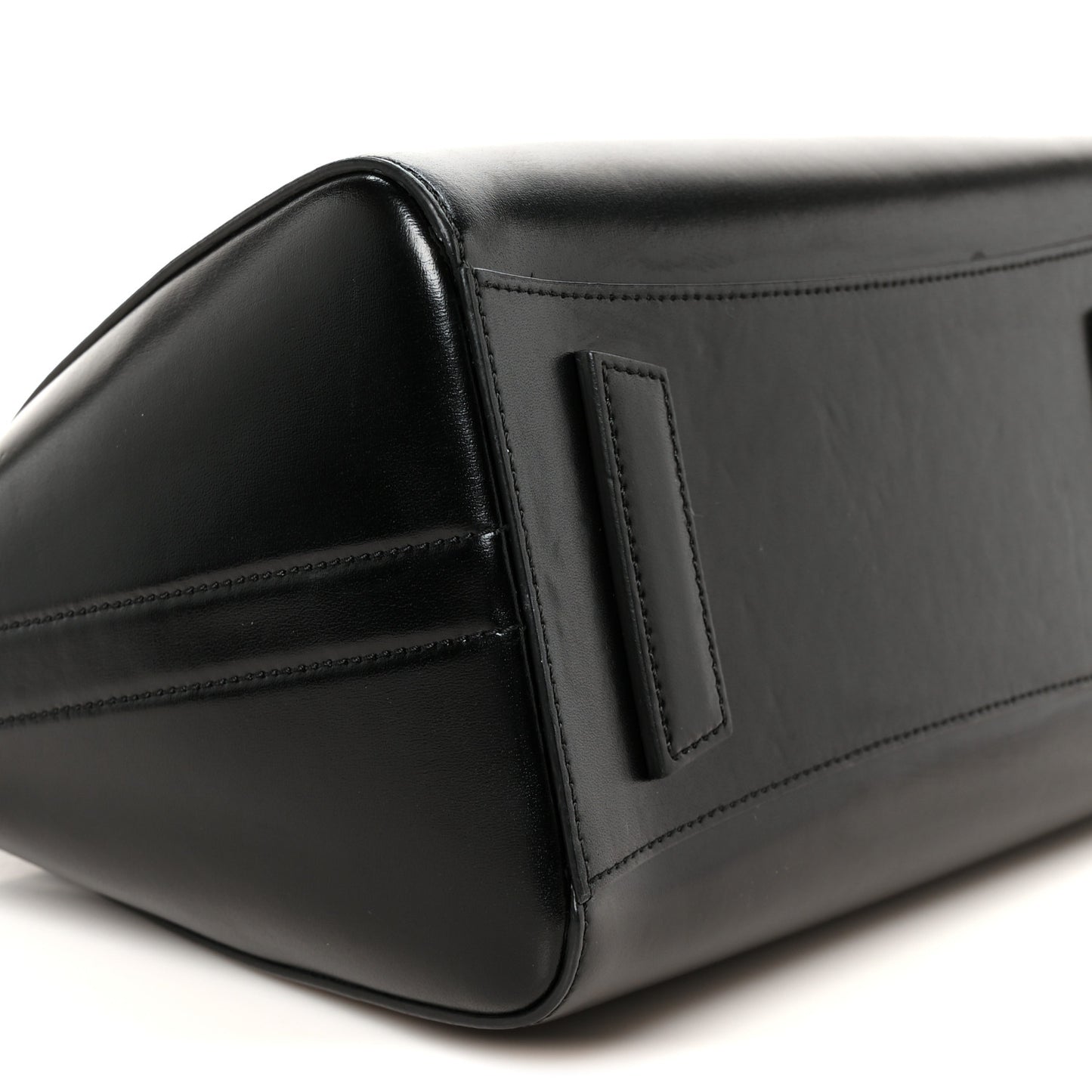 Shiny Lord Calfskin Small Antigona Black