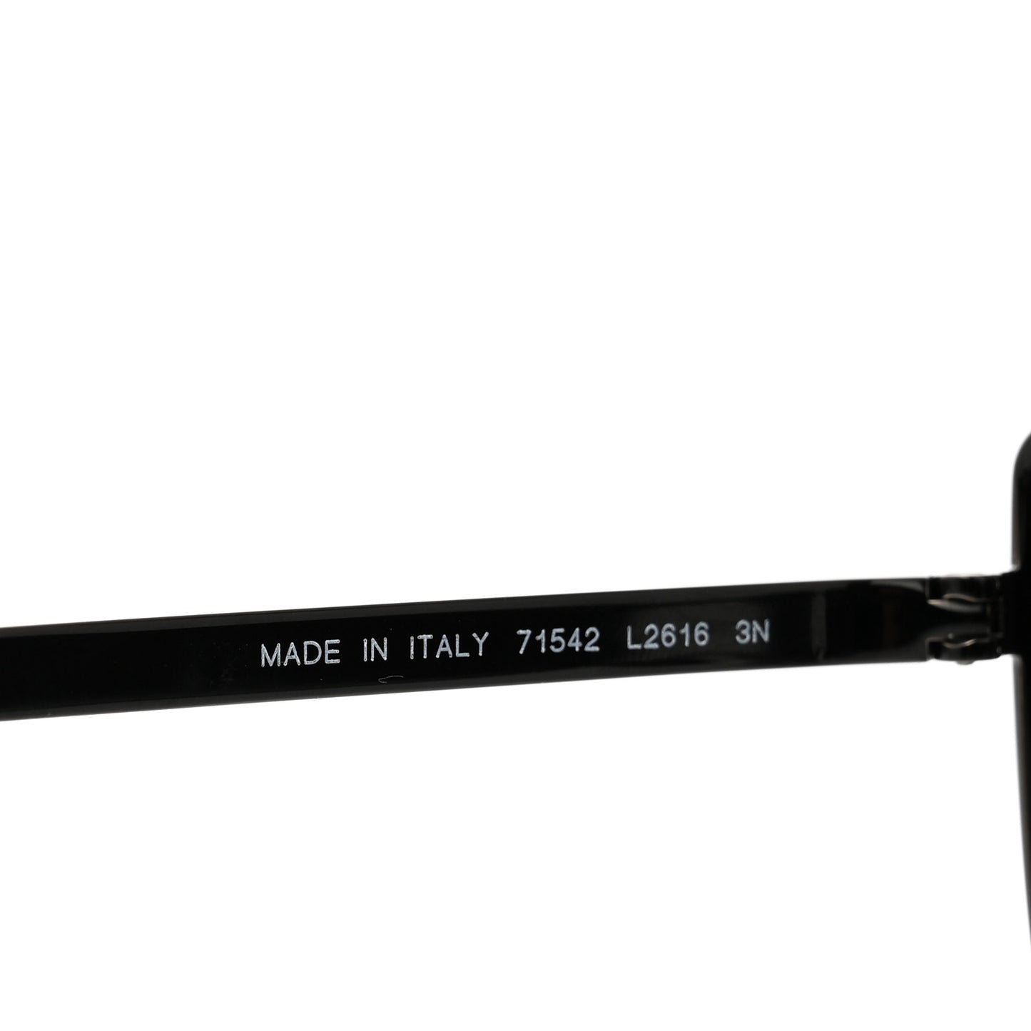Metal Logo Sunglasses 71542 Black