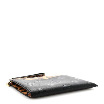 Louis Vuitton Empreinte Monogram Giant Wild at Heart Pochette Melanie MM Black 4 of 10