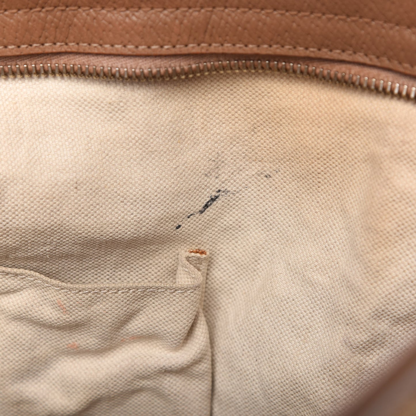 Monogram Medium Bree Zippered Tote Beige Dark Cipria