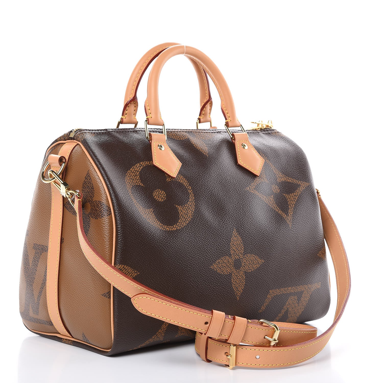 Louis Vuitton Reverse Monogram Giant Speedy Bandouliere 30 3 of 10