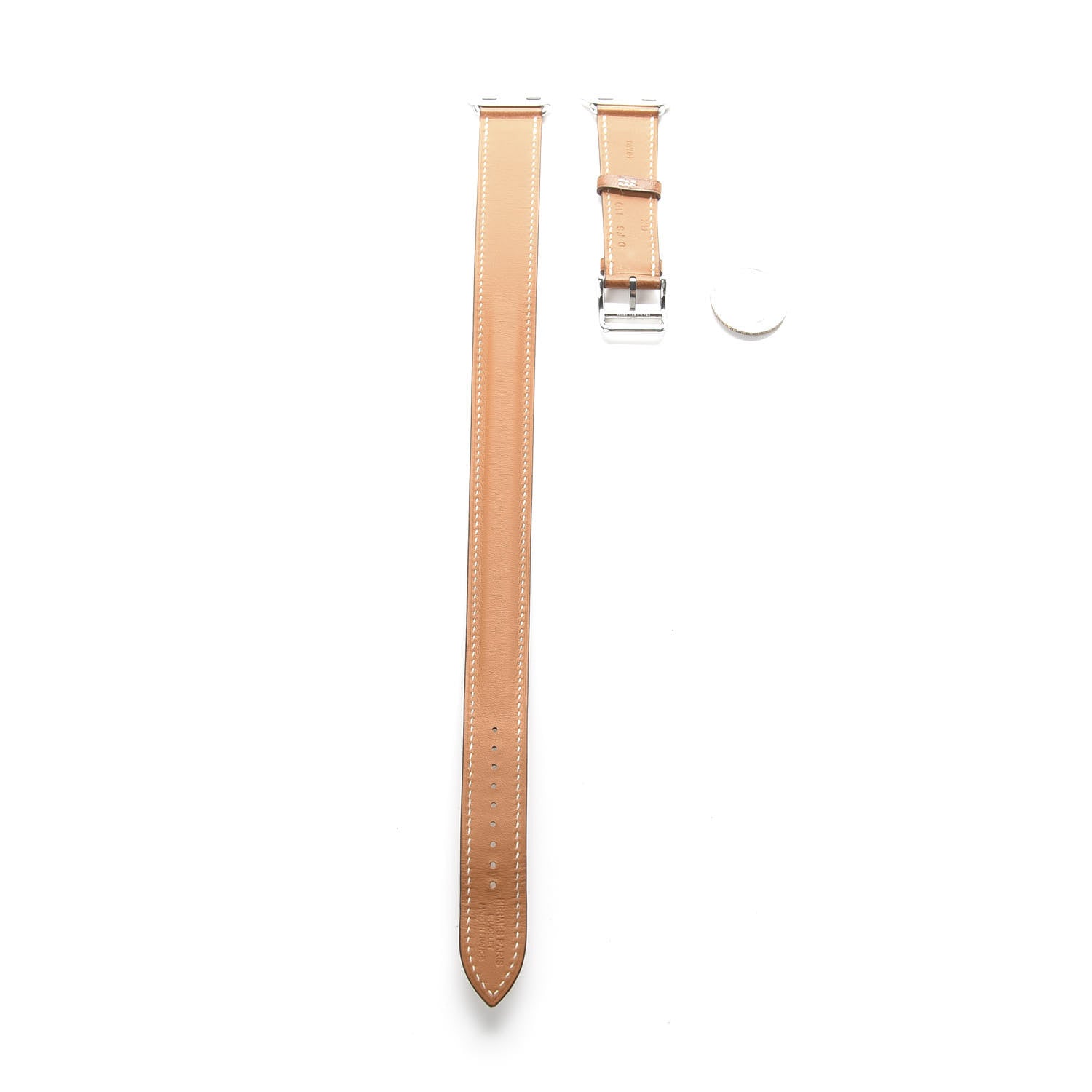 Hermes Barenia 40mm Apple Watch Double Tour Band Fauve 4 of 16