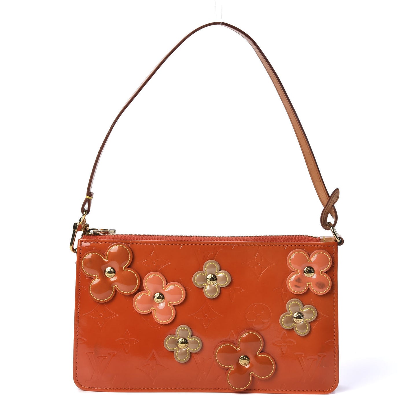 Vernis Lexington Fleurs Pochette Orange