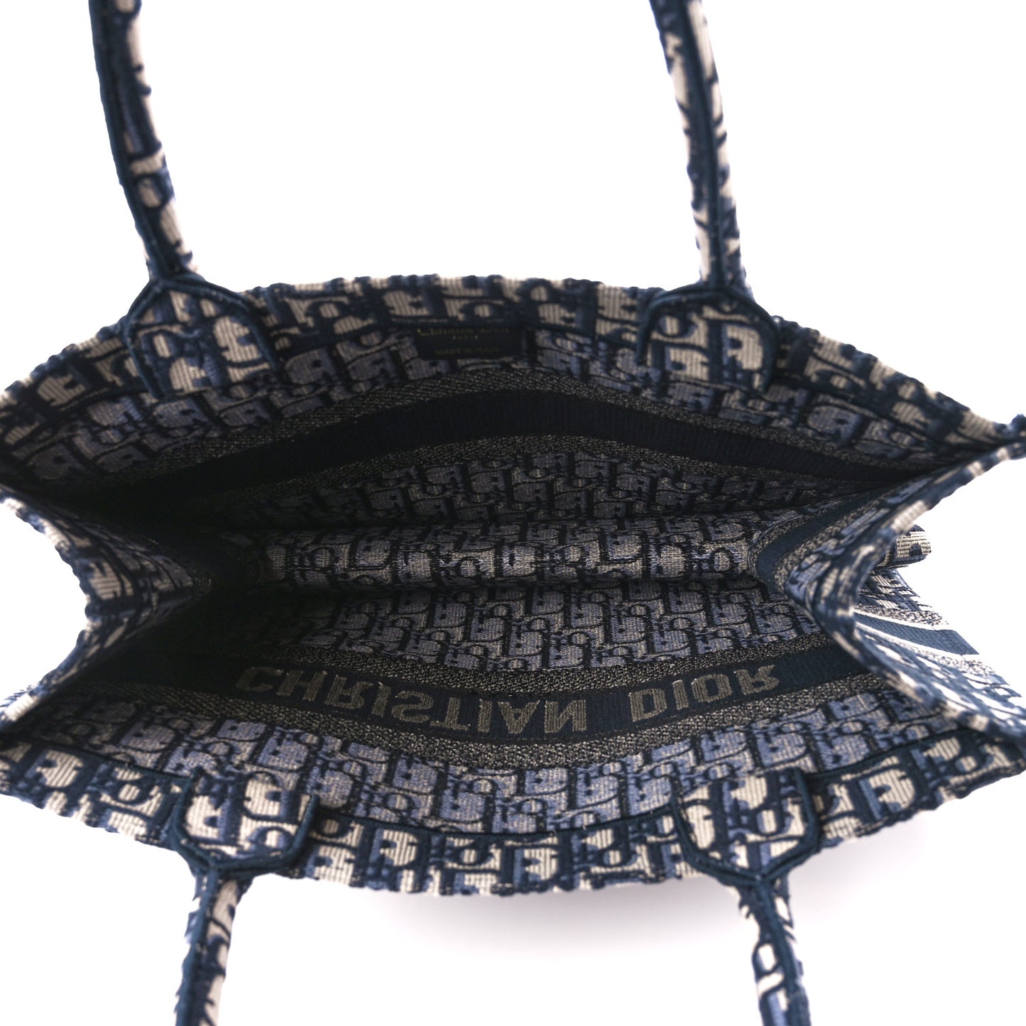 Oblique Medium Book Tote Blue Multicolor