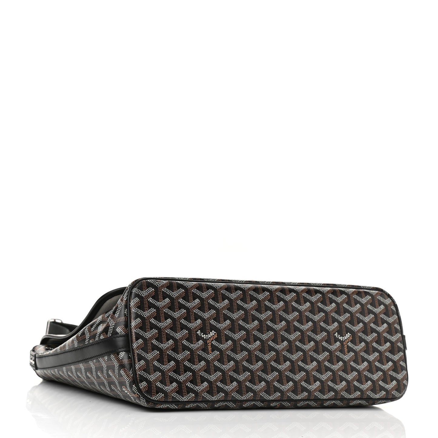 Goyardine Capetien Messenger Bag Black