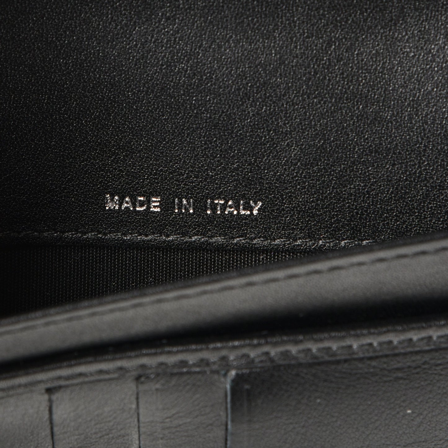 Caviar Timeless Large Zip Wallet Black