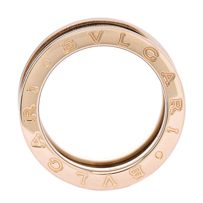 Bulgari 18K Rose Gold B.Zero1 Two-Band Ring 53 6.25 4 of 7