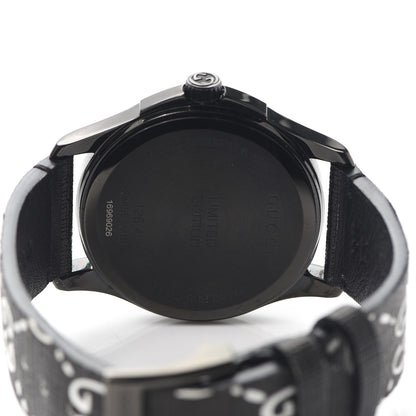 Gucci PVD Stainless Steel Canvas 38mm G-Timeless Ghost Quartz Watch Black 4 of 4