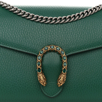 Gucci Calfskin Mini Dionysus Chain Wallet Emerald 8 of 11