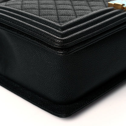Chanel Calfskin Quilted New Medium Boy Flap Black 8 of 10