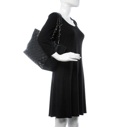 Chanel Caviar Quilted Grand Shopping Tote GST Black 2 of 12
