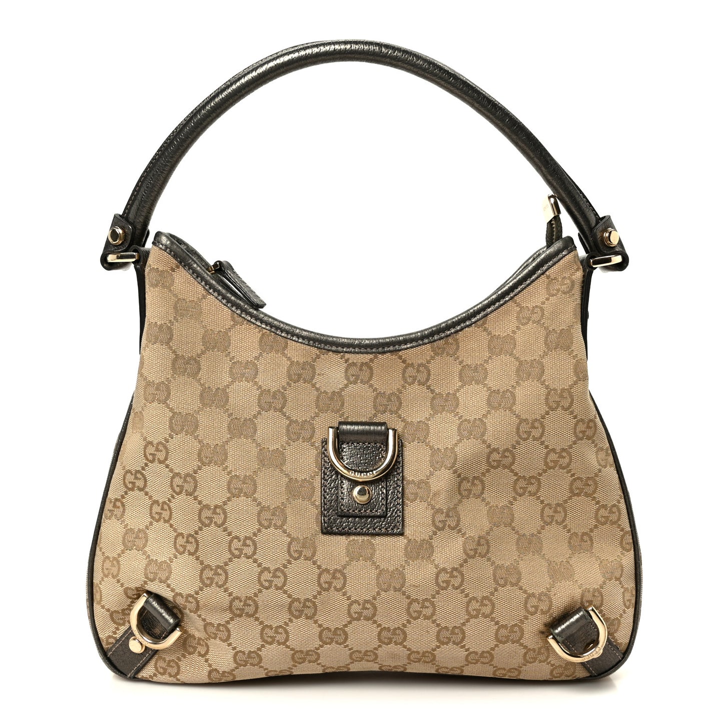 Monogram Medium Abbey D Ring Hobo Brown