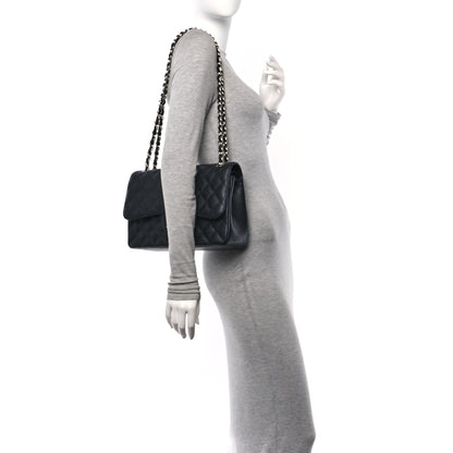 Chanel Caviar Quilted Jumbo Double Flap Black 2 of 10