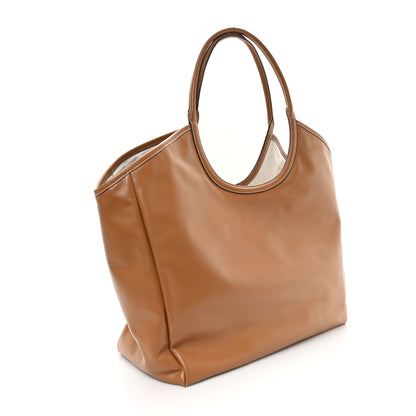 Miu Miu Nappa Large Ivy Tote Bag Cognac 3 of 11