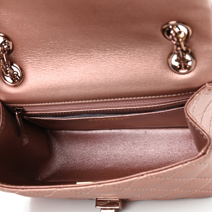Chanel Metallic Grained Calfskin Quilted 2.55 Reissue Mini Flap Copper Pink 5 of 9