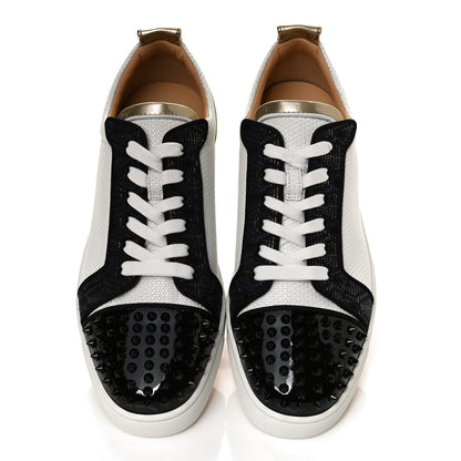 Christian Louboutin Calfskin Patent Mens Louis Junior Spikes Orlato Flat Sneakers 44 Multi 5 of 10