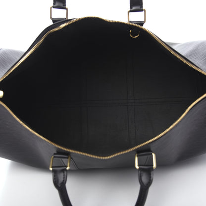 Louis Vuitton Epi Keepall 50 Black 4 of 8