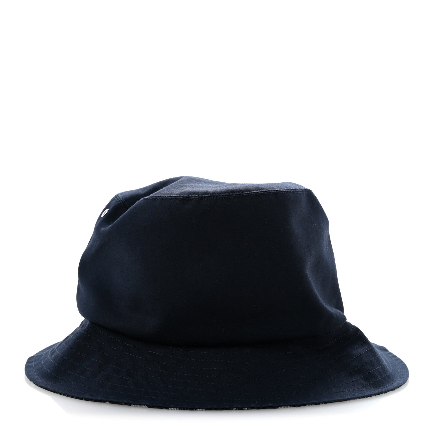 Christian Dior Polyester Cotton Oblique Teddy-D Brim Bucket Hat 58 Blue 6 of 10