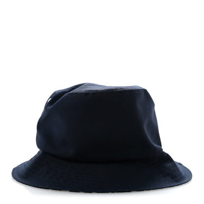 Christian Dior Polyester Cotton Oblique Teddy-D Brim Bucket Hat 58 Blue 6 of 10
