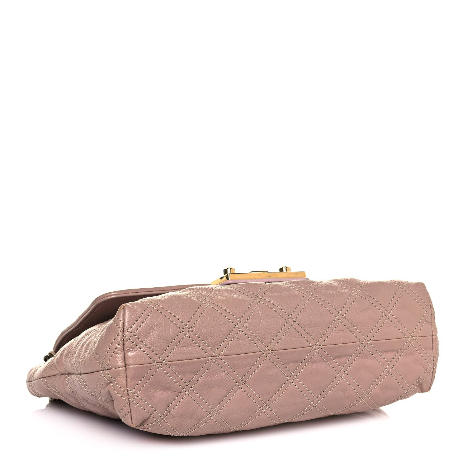 Marc Jacobs Lacquered Lambskin Baroque The Large Single Flap Blush 3 of 14