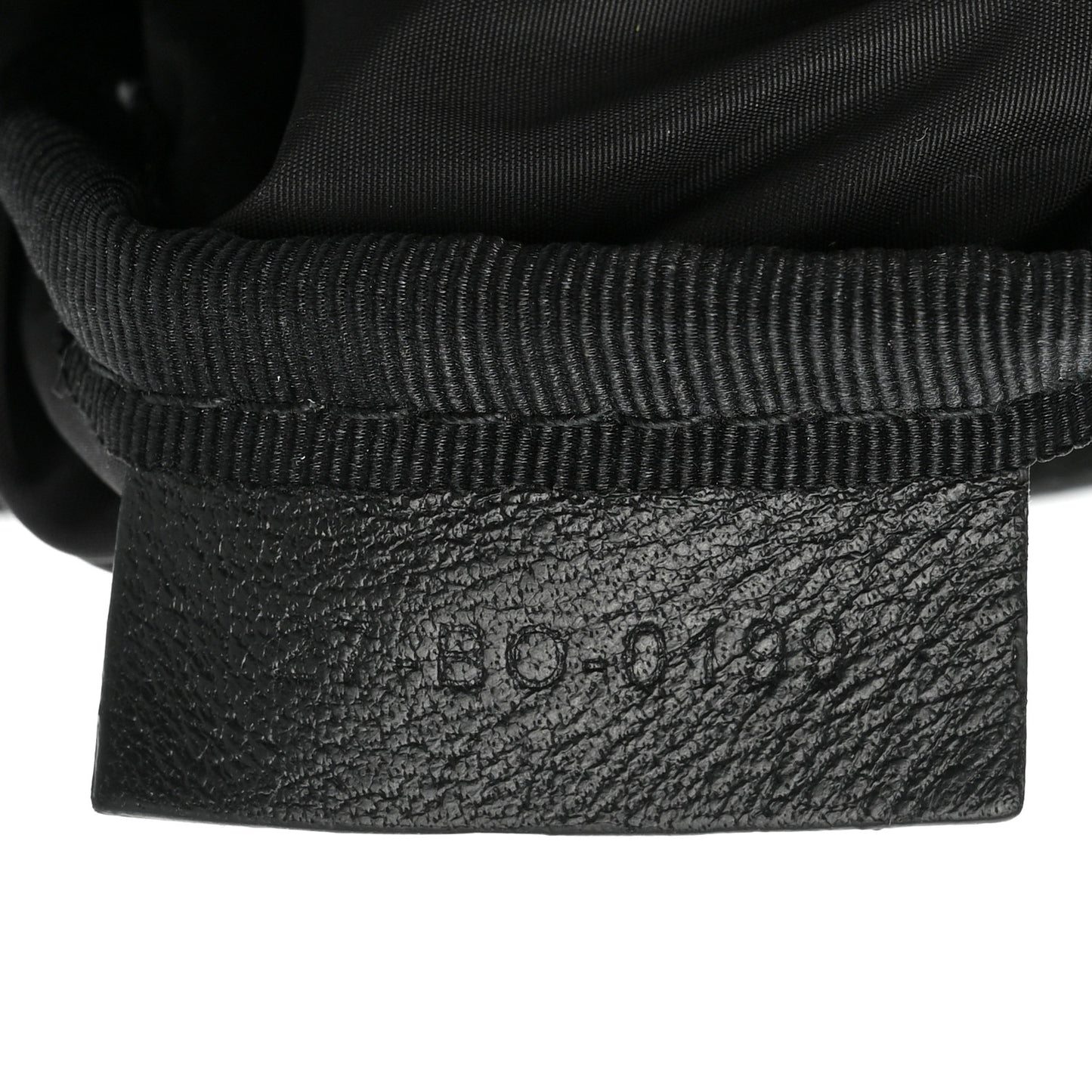 HOMME Nylon Saddle Messenger Bag Black