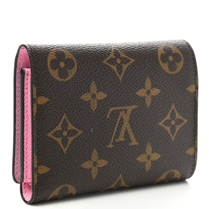 Louis Vuitton Monogram 2022 Christmas Animation Paris Victorine Wallet Pink 3 of 6