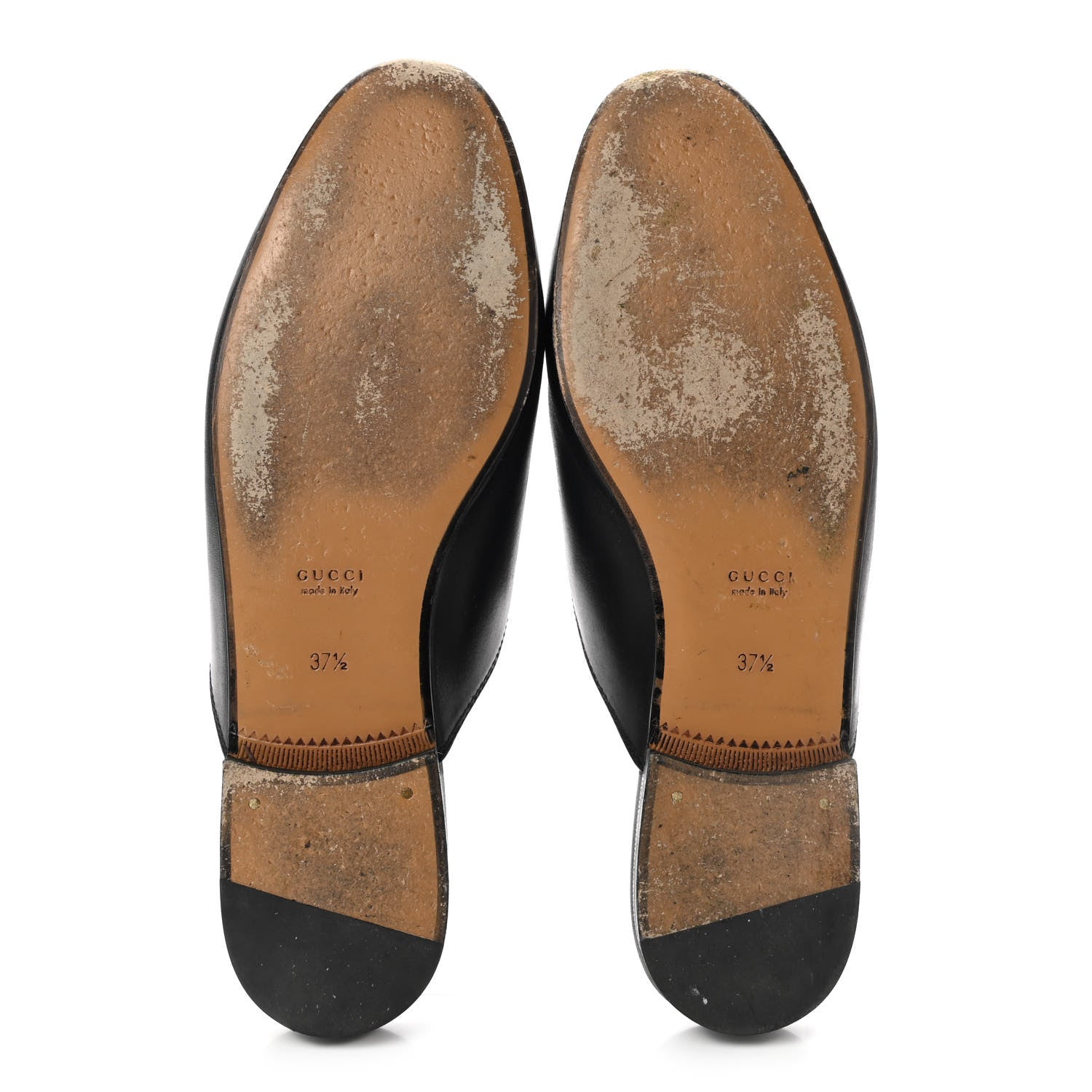 Gucci Calfskin Womens Princetown Slippers 37.5 Black 5 of 8