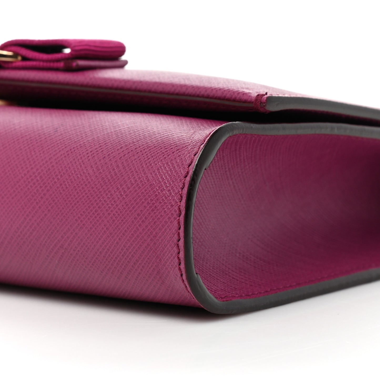 Calfskin Mini Miss Vara Bow Chain Bag Sangria