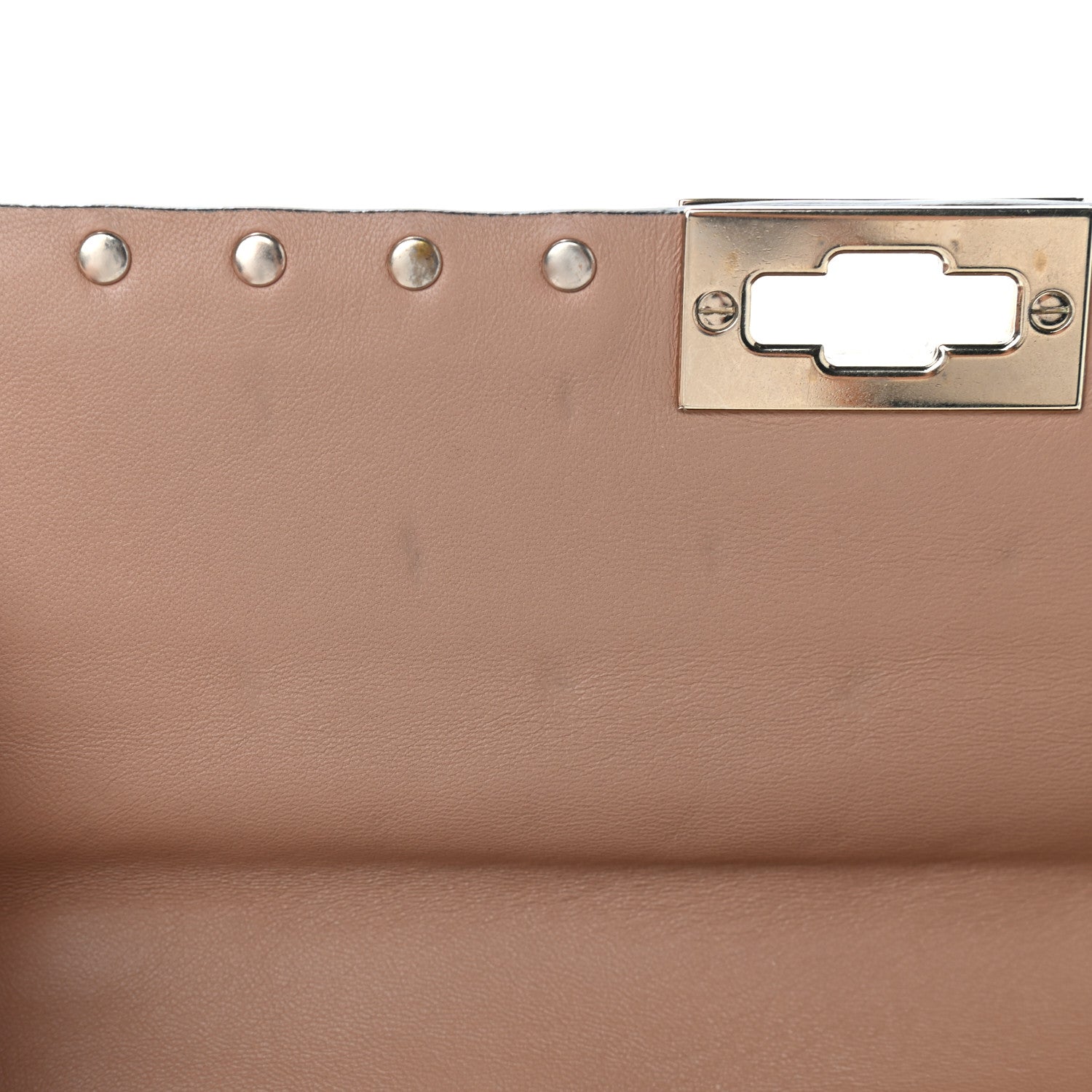 Valentino Garavani Nappa Medium Rockstud Spike Shoulder Bag Soft Noisette 10 of 10