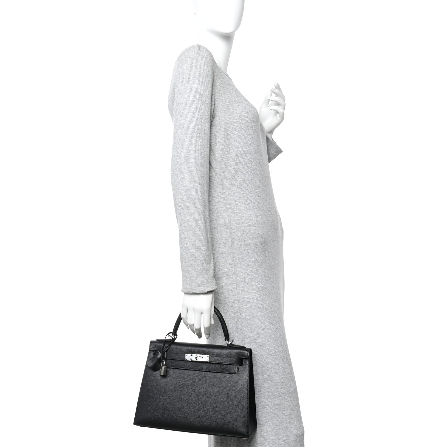 Hermes Epsom Kelly Sellier 28 Black 2 of 11
