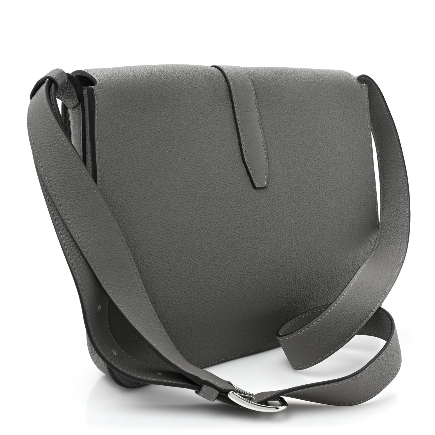 Hermes Togo Steve Light Messenger Gris Meyer 3 of 10