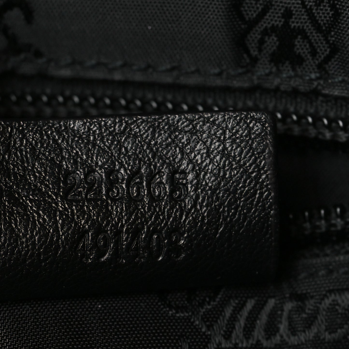Guccissima Medium Flap Messenger Bag Black