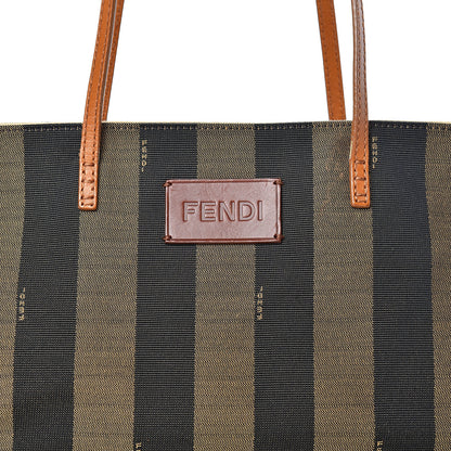 Fendi Pequin Cuoio Vegetale Medium Roll Tote Tobacco Cuoio Miele 7 of 21