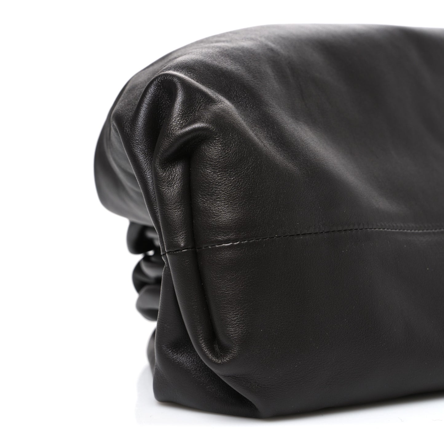 Smooth Butter Calf The Pouch Oversized Clutch Fondant
