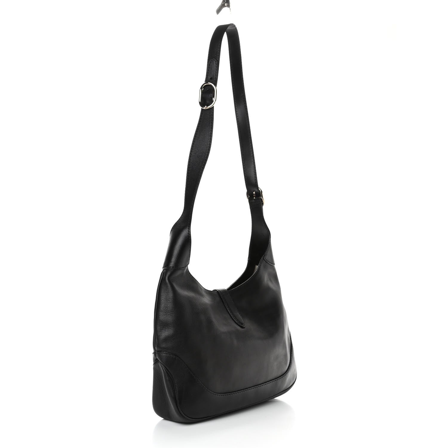 Gucci Calfskin Medium New Jackie Shoulder Bag Black 3 of 12