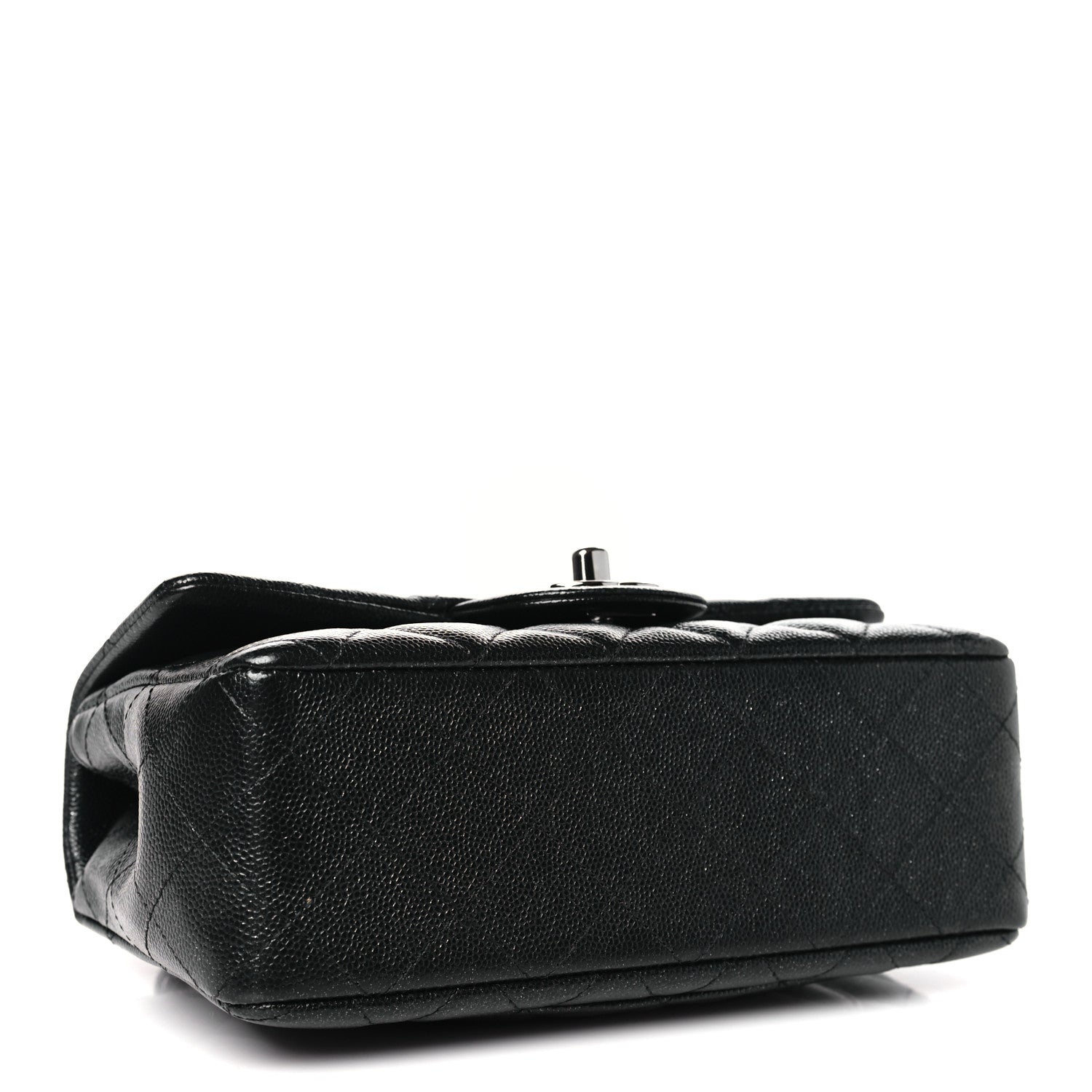 Chanel Iridescent Caviar Quilted Mini Rectangular Flap Black 4 of 10