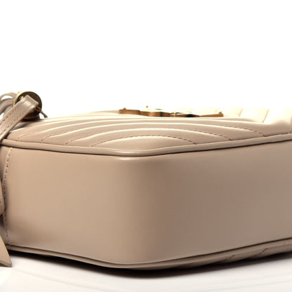 Saint Laurent Calfskin Matelasse Monogram Lou Camera Bag Dark Latte 8 of 9