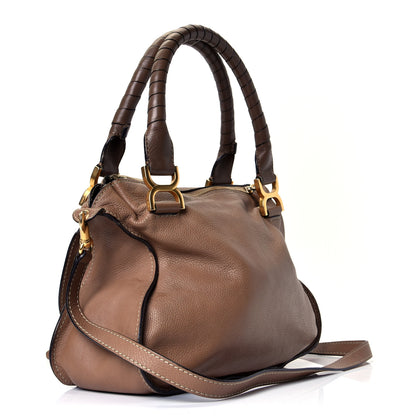 Chloe Calfskin Medium Marcie Satchel Nut 2 of 4